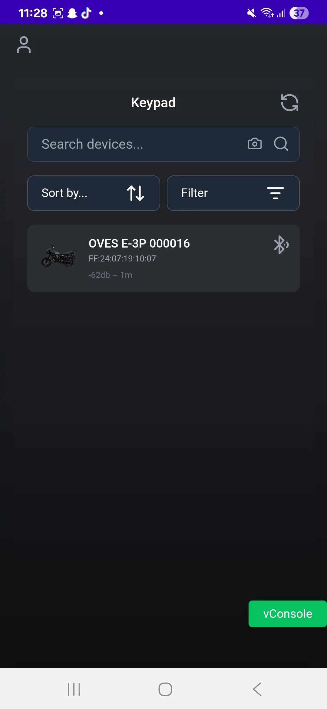 Passive Customer – Connect via Bluetooth