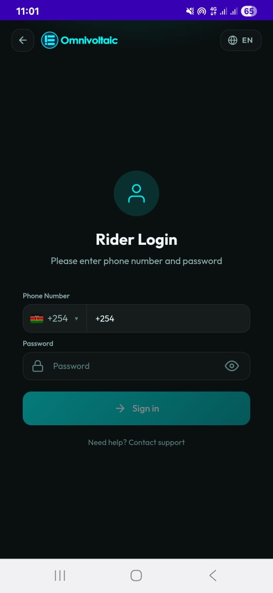 Rider Login